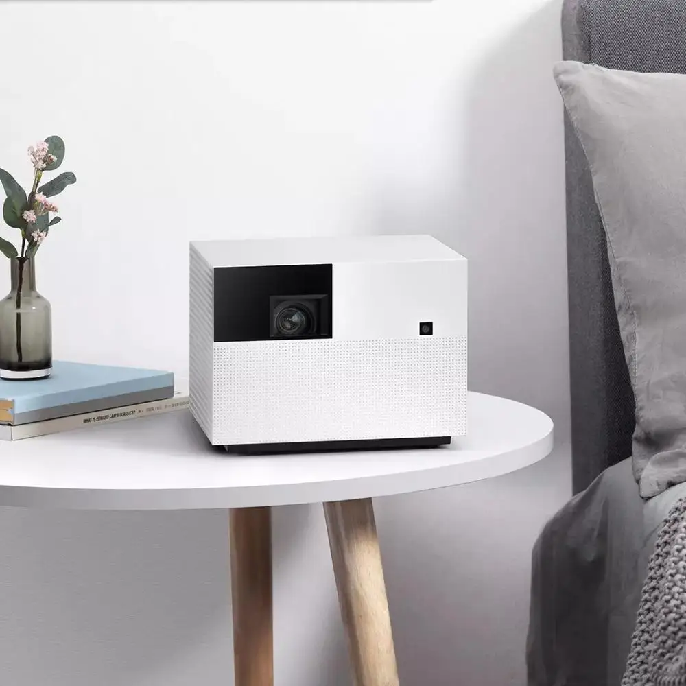  Original Xiaomi Fengmi Vogue Projector TV 1080P 1500ANSI Lumens 2GB+32GB Home Theater Support Side 
