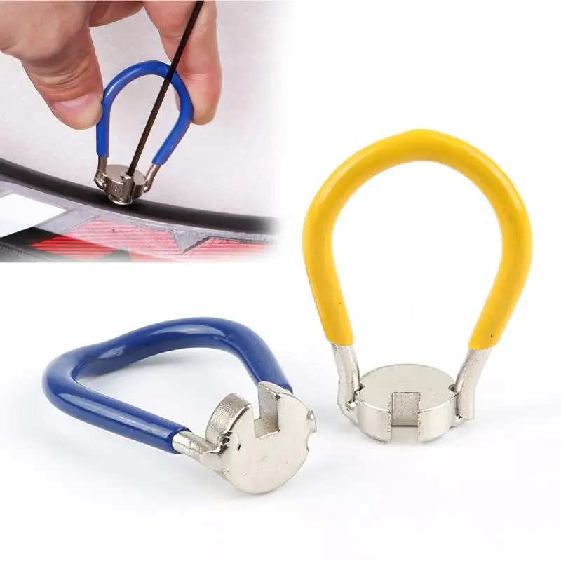 

1Pc Portable Mini Bicycle Spoke Nipple Wrench 14G Bike Wheel Rim Spoke Adjuster Spanner Durable Bicycle Repair Tools