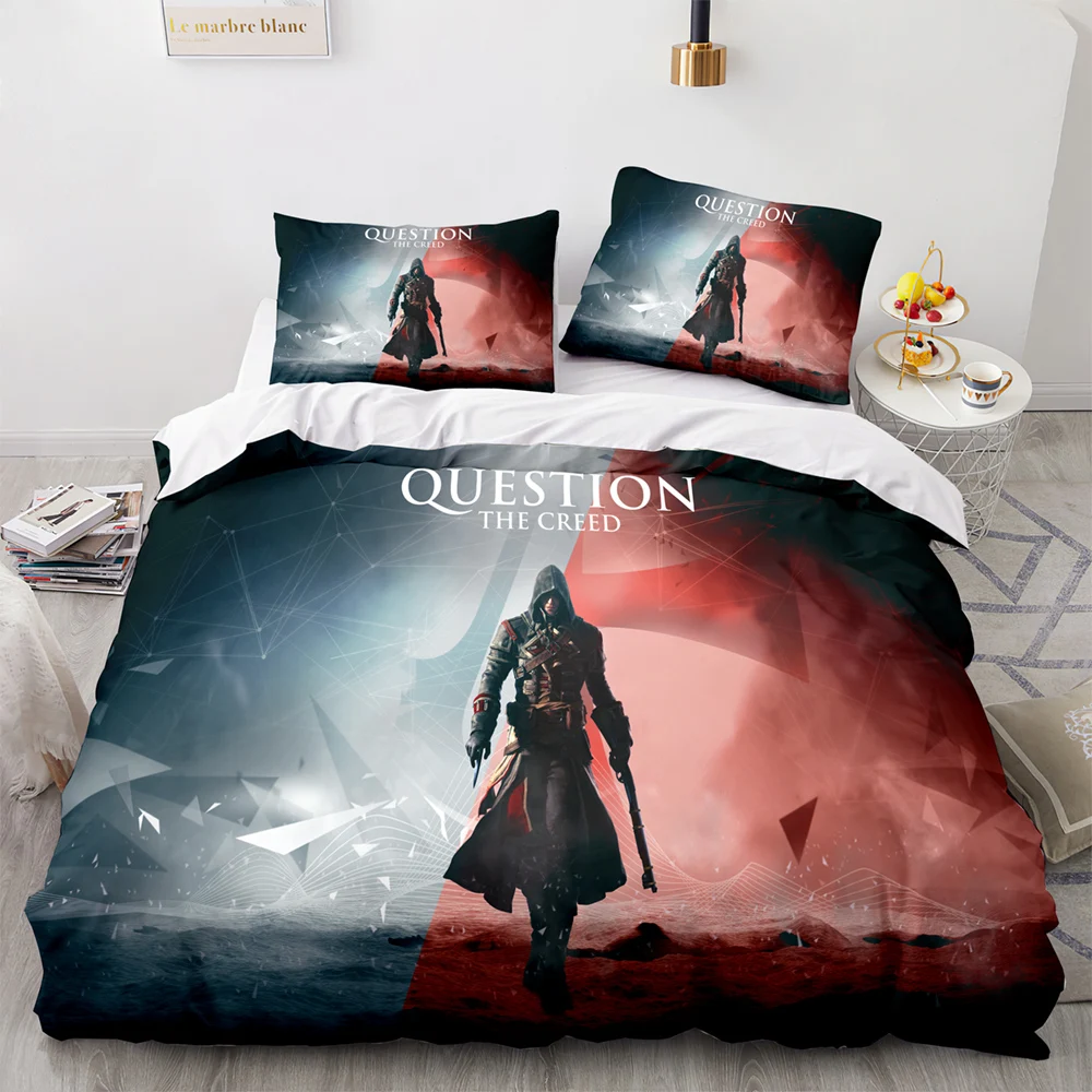 Комплект постельного белья Assassins Creed для односпальной и двухспальной кровати