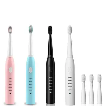 

USB Charging 5 Modes Adults Home Ultrasonic Electric Toothbrush