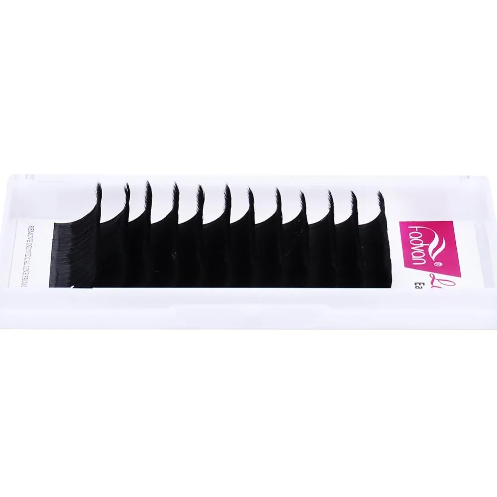 Fadvan Make-up Super Long Easy Fanning False Eyelash Extension 15-20mm Fast Blooming 2d/5d/6d/8d/12d Fanning Lashes for Building