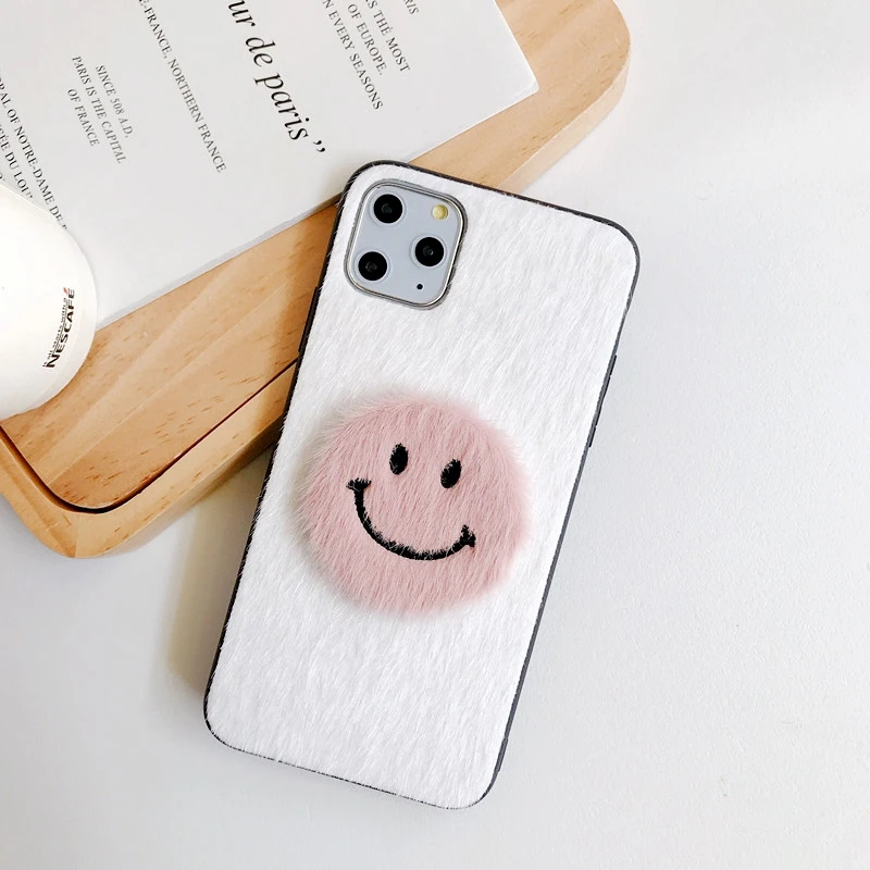 2019 Case For Vivo Y85 V9 Z1 Z1i V11 X21S V11i Z3 Z3i V15 Pro Hot Fashion Color Smile Plush Cases Back Cover Phone Coque |