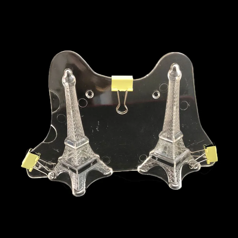 DIY 3D Eiffel Tower Shaped Plastic Chocolate mould Cake Decorating Molds Pastry Tools Baking Tools Mold DIY Candy Jelly Mold 03