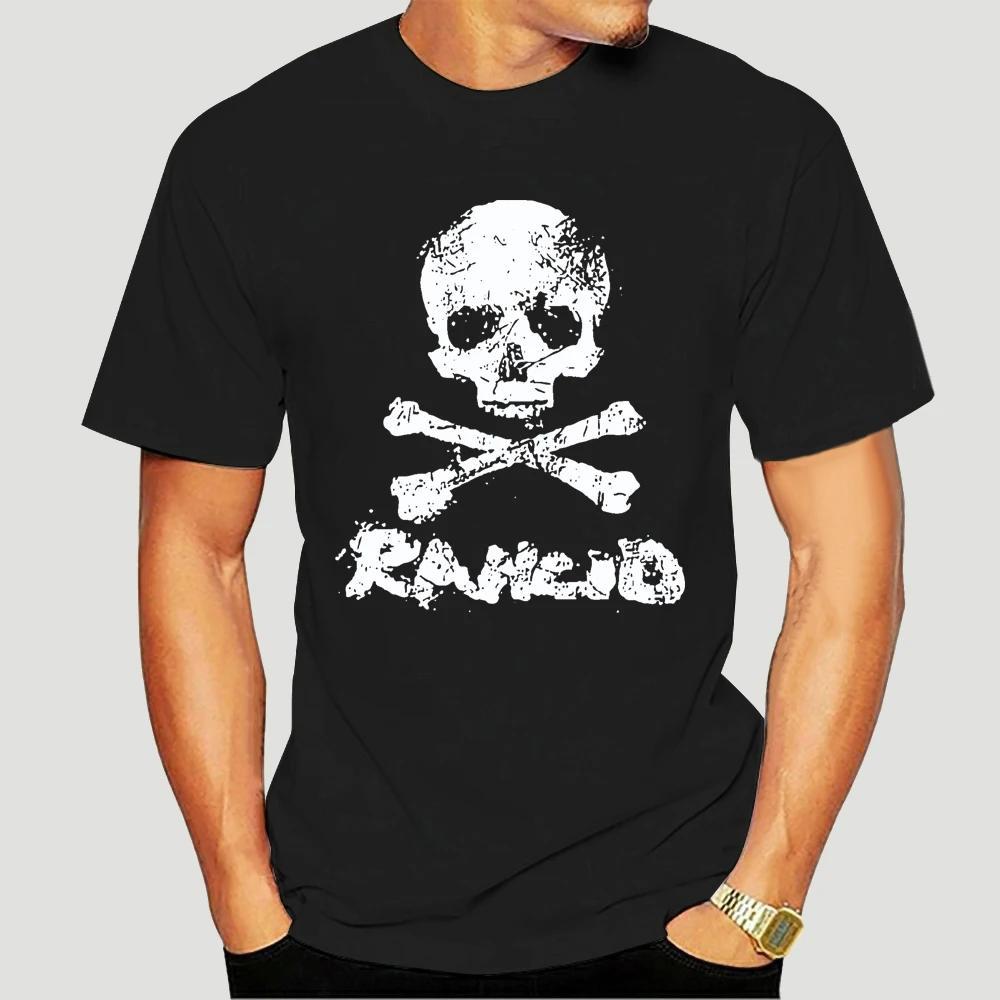 Футболка Rancid Priyatna популярная мужская футболка с черепом из натурального хлопка