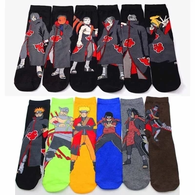 Calcetines de algodón 2021 con dibujos animados para hombre y mujer, calcetín de Cosplay para adulto, tejido divertido y largo, regalos Kawaii
