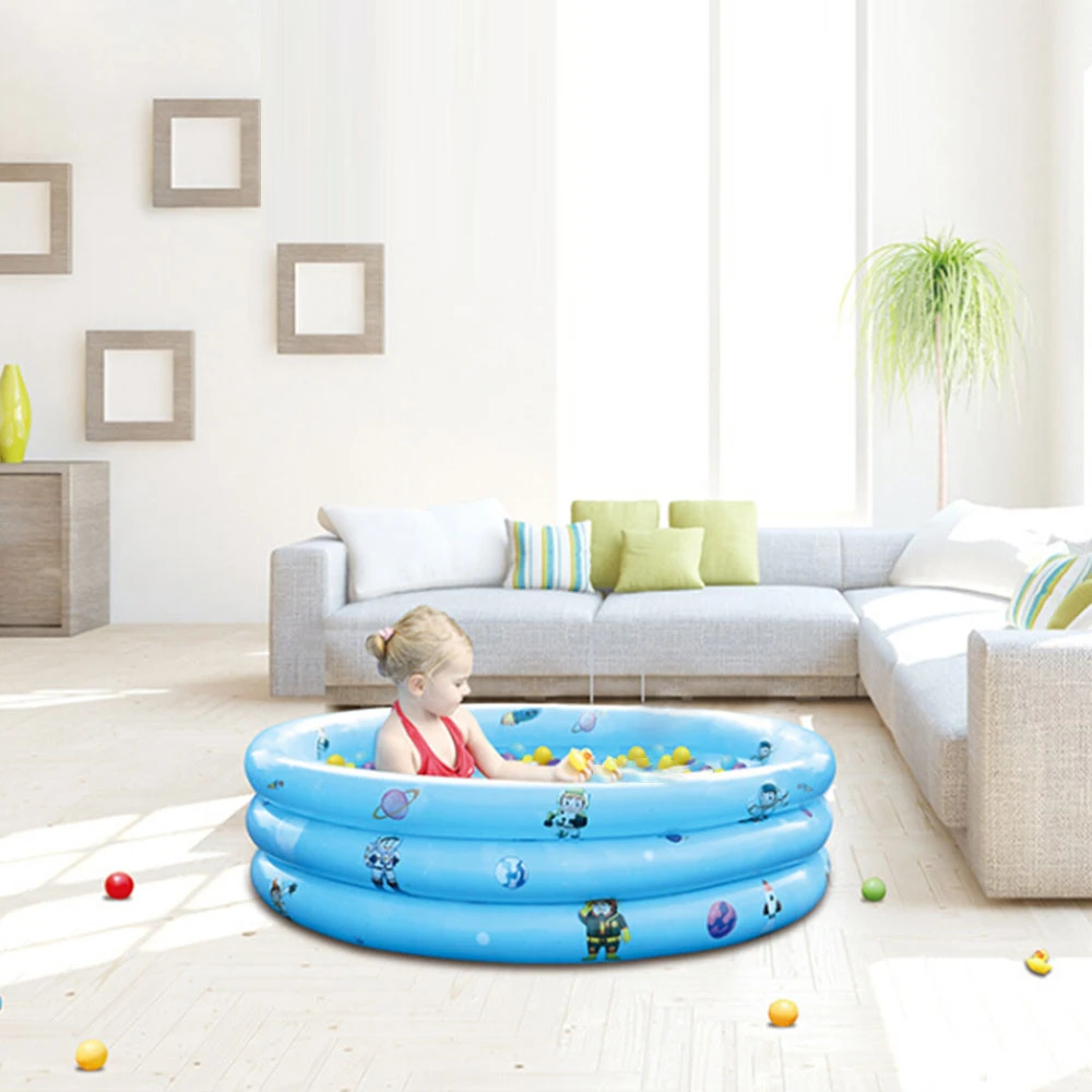inflatable pool in living room