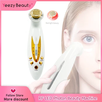

RF LED Photon Therapy Radio Frequency Thermage Face Lifting Beauty Machine Wrinkle Removal Skin Tightening Body Facial Massager