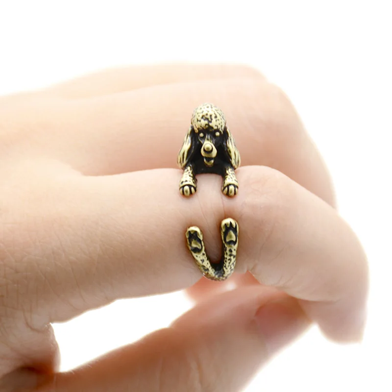 Fei вы Paw Boho французский пуделя щенок собака Обёрточная бумага кольца для Для