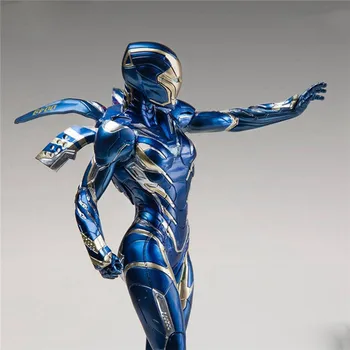 

22cm Avengers Alliance Endgame Women Iron Man Pepper Potts 1/10 Actions Figures Face Change Model Pvc High Quality Gifts Figures