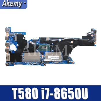 

Laptop motherboard For LENOVO Thinkpad T580 Core SR3L8 i7-8650U Mainboard 01YR258 17812-1