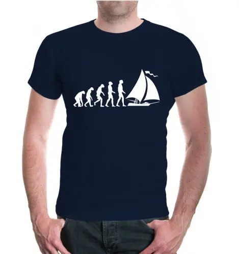 

2018 Unisex T-Shirt The Evolution of Sailinger Segelschiff Segelboot Geschichte