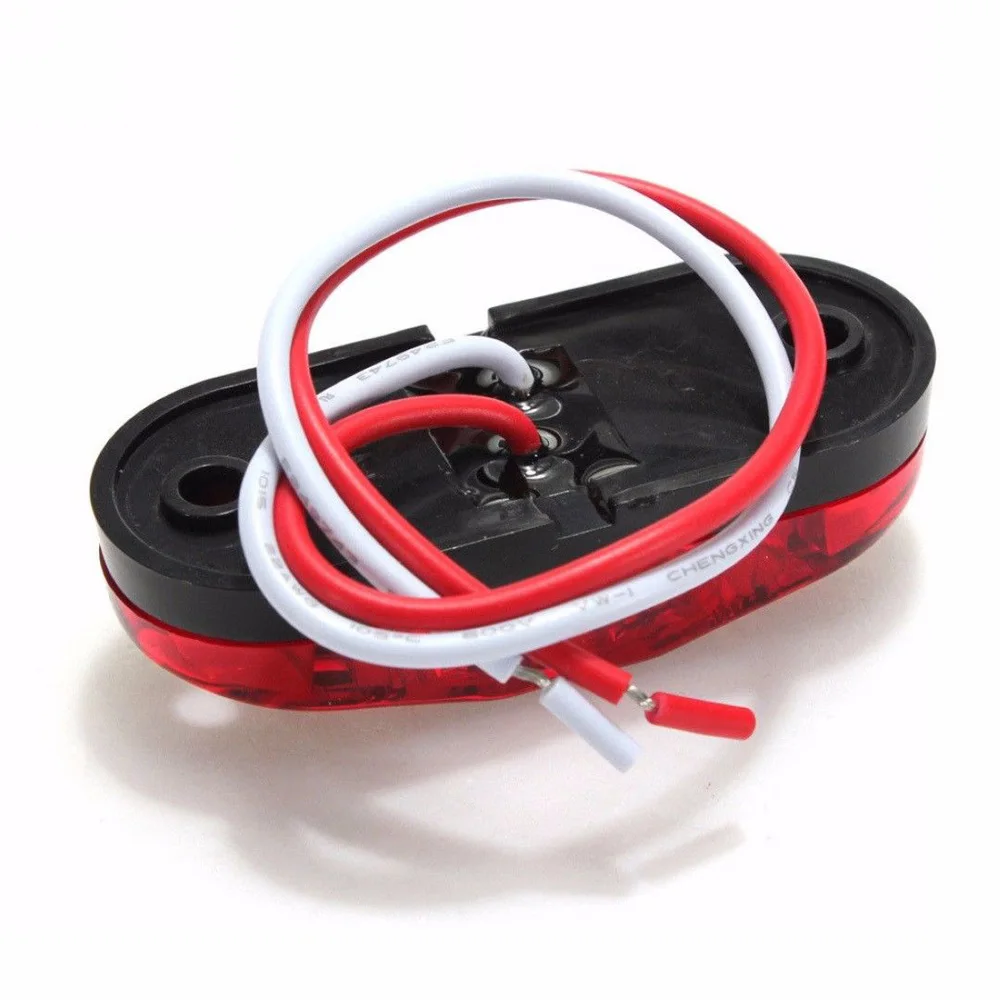 1 х водонепроницаемый красный светодиодный боковой габаритный фонарь лампа