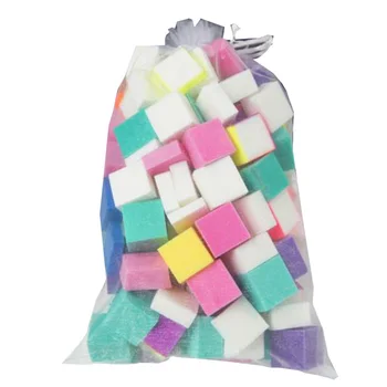 

Colorful Irregular Size 60-70Pcs Mini Nail File Buffer Sanding Sponge Grinding Polishing Nail Art Manicure Salon DIY Tool