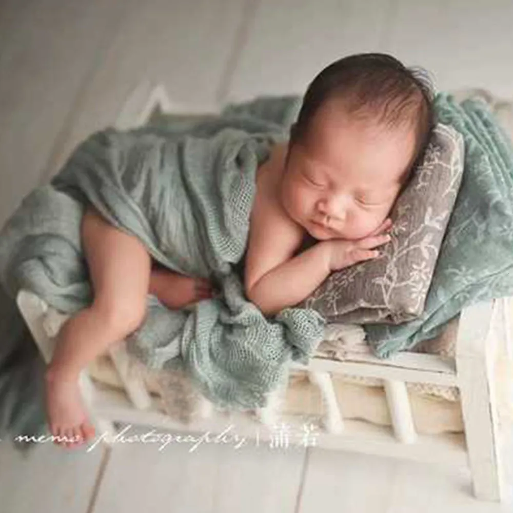 Newborn Photography Props Accessories Baby Wrap Cloth 90cm*200cm Stretch Wraps Studio Baby Photo Prop Infant Shooting Background