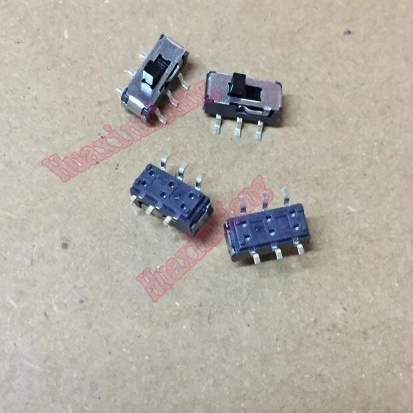 

100pcs/Lot MSS22D18 2P2T SMD Toggle Switch 6Pin for DVD