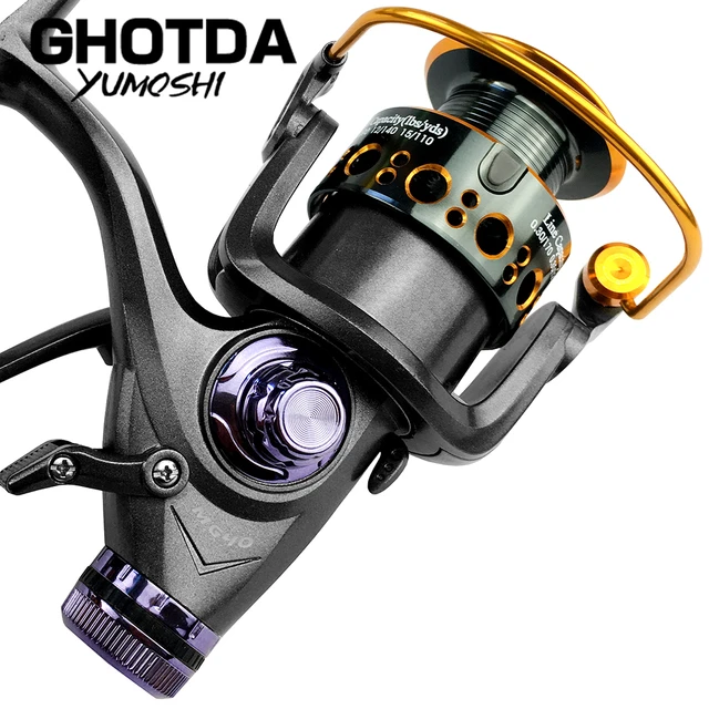 5.2:1/5.0:1 Front And Rear Drag Spinning Reels 3000 4000 5000 6000 Fishing  Reels Carretes De Pesca Para Mar - Fishing Reels - AliExpress