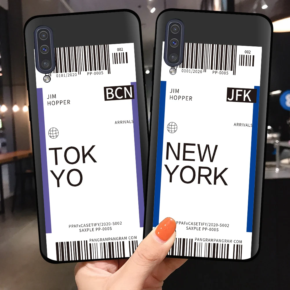 Чехол для Samsung Galaxy A70 A50 A30 A20 A10 A50S A30S черный мягкий чехол телефона A750 A 530 A7 A8