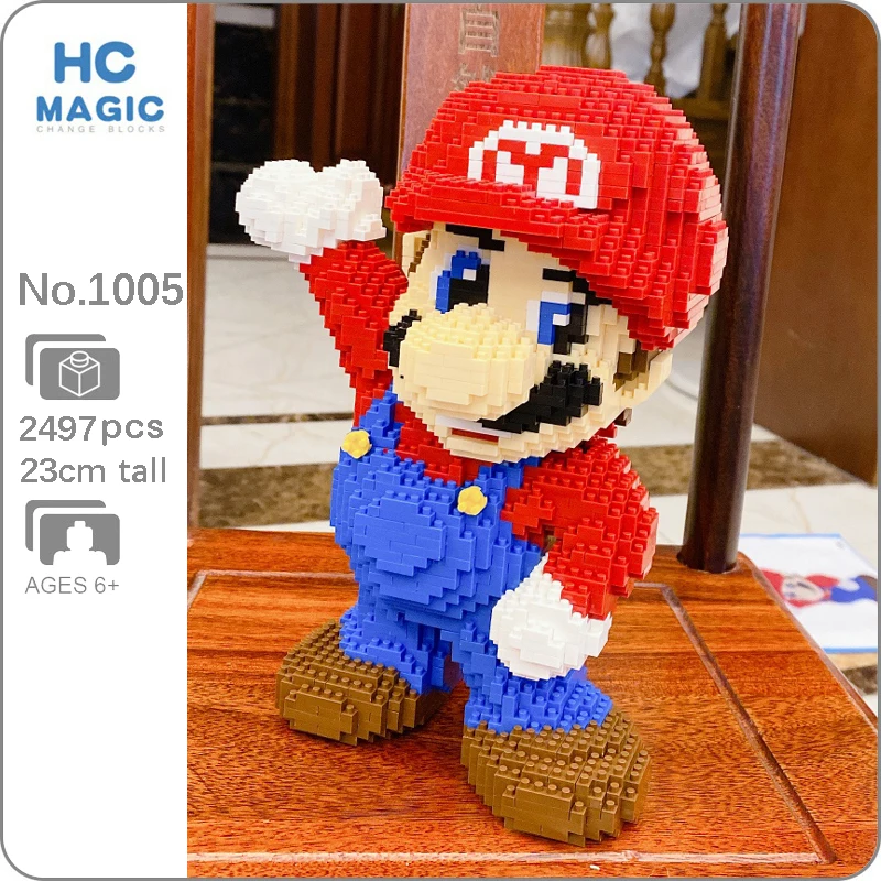 Конструктор HC Super Hero для видеоигр Марио 3d модель сделай сам Детский конструктор