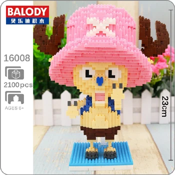 Balody Naruto Ninja Alrale Doraemon Super Mario Sonic Wario Yoshi Luigi Animal Mini Building DIY Алмазные маленькие блоки игрушка без коробки - Цвет: Chopper