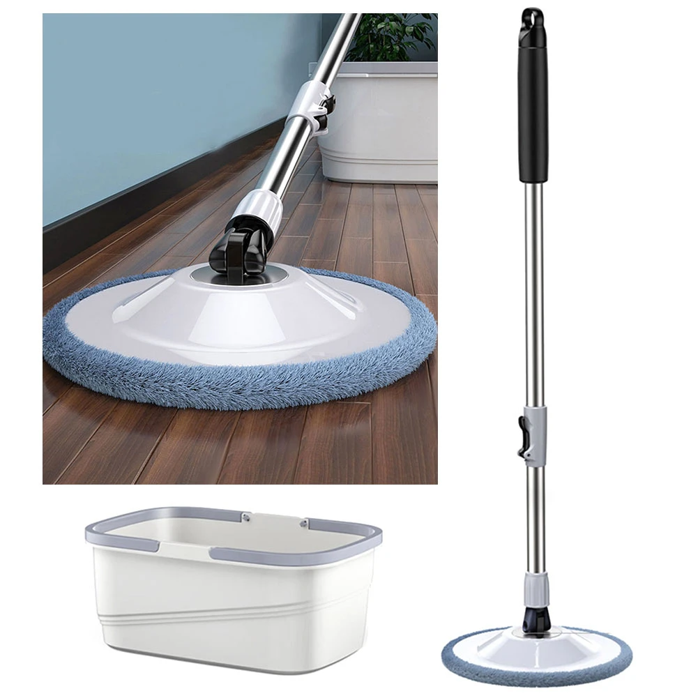 

360 Rotary Mop Automatic Hand-free Washing Mop Bucket Wet Dry Mop Double Drive Mopping Cleaning Tool For Wash Cars Clean Windows