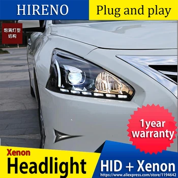 

Car Style LED headlights for Nissan Altima 2013-2015 for head lamp LED DRL Lens Double Beam H7 HID Xenon bi xenon lens