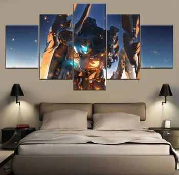 

5 Pieces Aldnoah Zero Anime Paintings Wall Art Modular HD Prints Poster Canvas Pictures Home Decor For Living Room