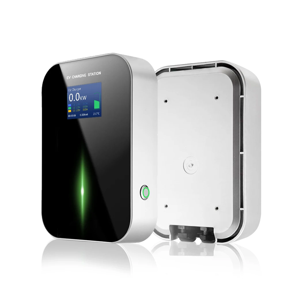 32A 3 фазы EV Зарядное устройство Wallbox станция зарядки электромобилей EVSE с Тип 2