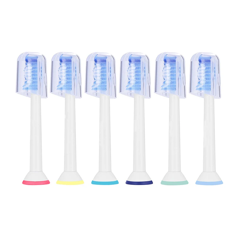 

6pcs HX6016 Replacement Toothbrush Heads for Philips Sonicare Proresult Clean Electric Toothbrush Heads with protection Cover