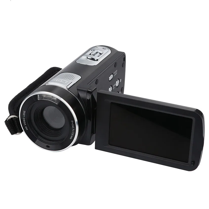 Цифровая видеокамера 3," ЖК-дисплей с сенсорным экраном 24MP 1080P Full HD HDMI AV ночной съемка цифровой, с дистанционным управлением Cam