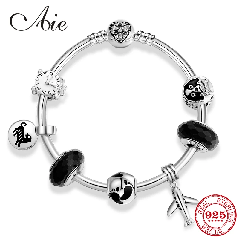 925 стерлингового серебра человека партнер подвеска собака браслеты готовое изделие для моды Ювелирное Украшение ручной работы