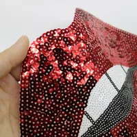 Large Sequin Lip Patch Iron-On for Clothing - Embroidery Applique - Image 3