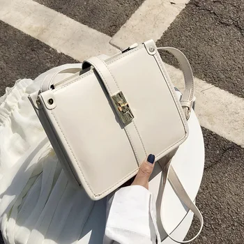 

Bag Women's Bag 2020 New Fashion Texture Shoulder/Crossbody Bag Elegant Simple Square Sling Bag