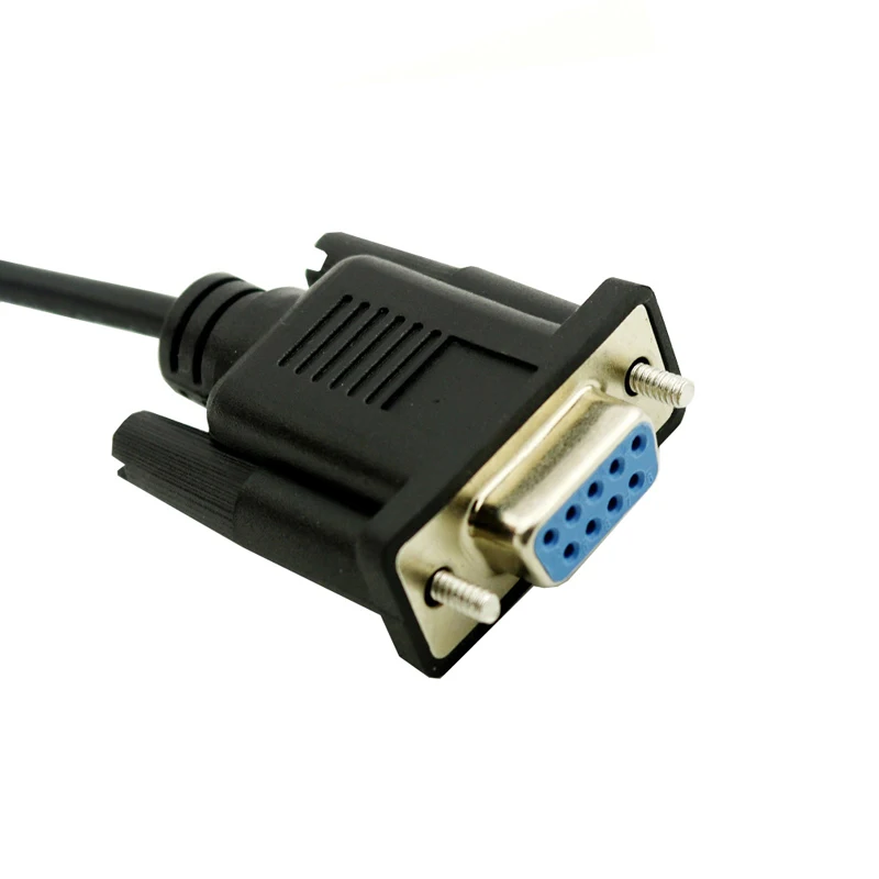 RS232 DB9 Female to USB 2.0 Female Serial Cable Adapter Converter 9.8inch 25cm No external power needed