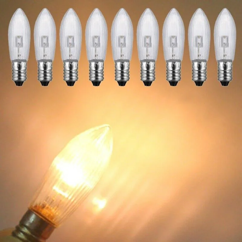 Candle Light Bulb Led E10 Warm E10 Led Bulb Candle Lighting
