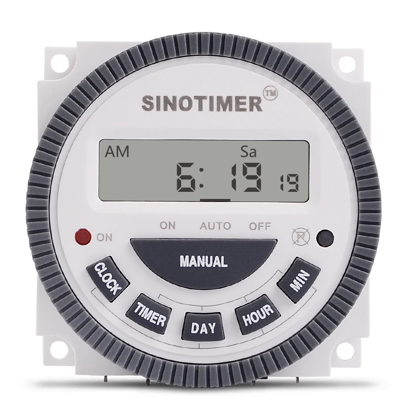 

Time Relay 220v 7 Days Weekly Programmable Timer Switch Time Relay Built-in Rechargeable Battery For Lights Control New