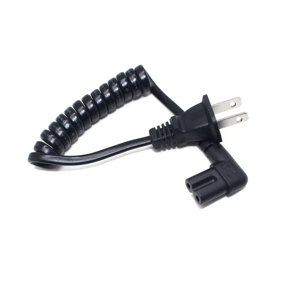 JP US NEMA 1-15P 2-контактный штекер к IEC320 C7 IEC 320 женский короткий портативный шнур