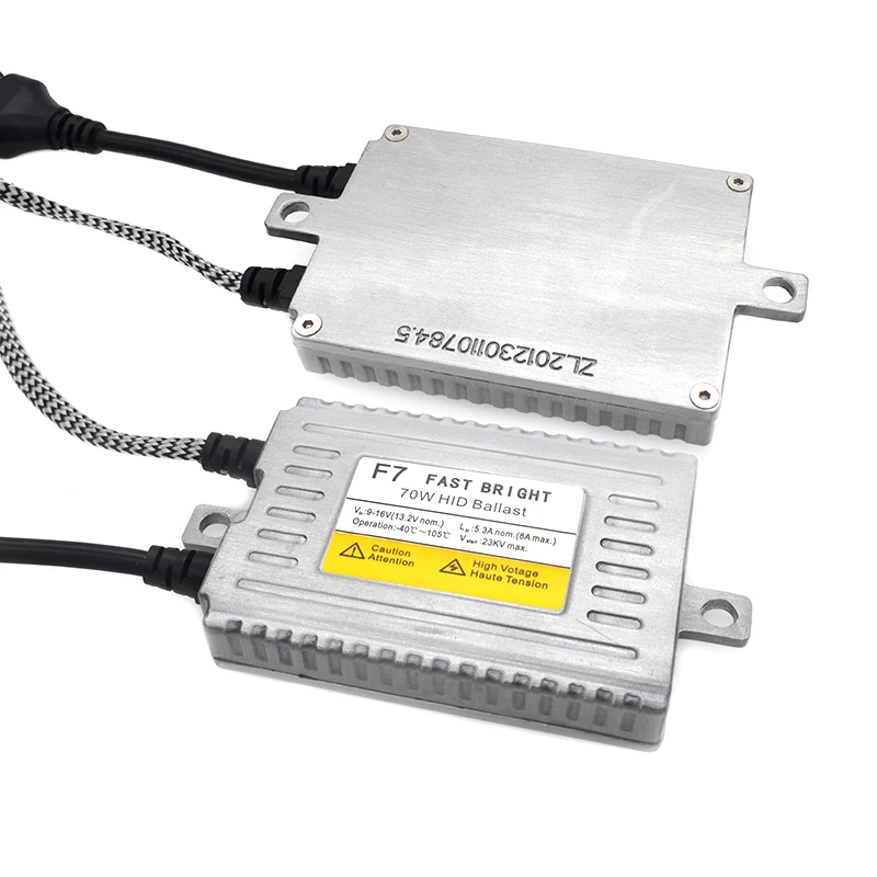 SKYJOYCE AC 12V Slim HID Ballast Xenon 35W 55W 70W DLT F3 F5 F7 Fast Bright Electronic Digital Reactor For Car Light Xenon Kit (2)