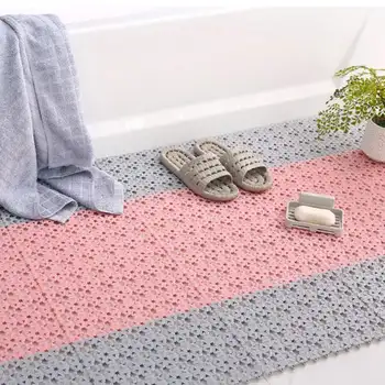 

New DIY Splice Bath Mat Anti Slip Massage Shower Carpet For Stitching Puzzle Pad Bathroom AccessoriesNM