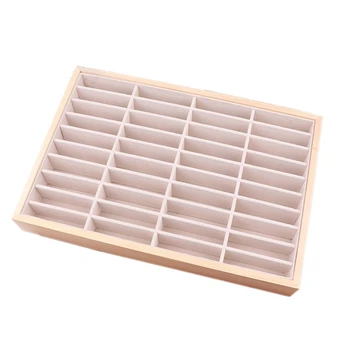 

Fashion Solid Bamboo Wood Jewelry Display Tray Earrings, Pendant, Bangle, Bracelets Display Plate Nature