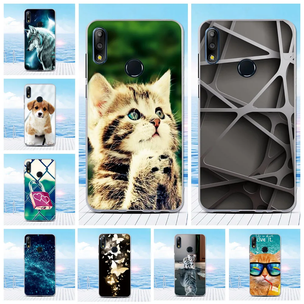 

Silicone Soft Cover Hood For Asus Zenfone Max Pro M2 ZB631KL TPU Fashion Pattern Coque For Asus Max Pro ZB631KL Phone Case Shell