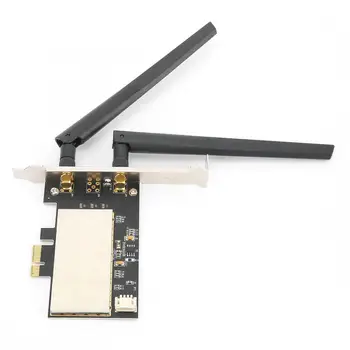 

Wireless Network Card Adapter Card M.2 NGFF to PCI-E Dual Antenna for BCM94360/BCM4322 WLAN Card WiFi Card