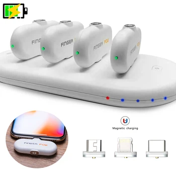 

Fingerpow Wireless Mini Power Bank For iPhone/Xiaomi/Samsung Magnetic Poverbank External Battery Powerbank Portable Charger
