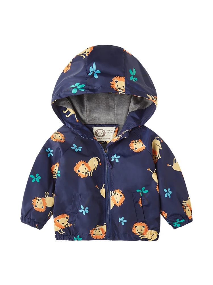 

Boy's Jacket Spring Thin Style Children's Fashion Autumn Style Korean Version Hooded Outwear Baby Kids Coats Jacket Clothing