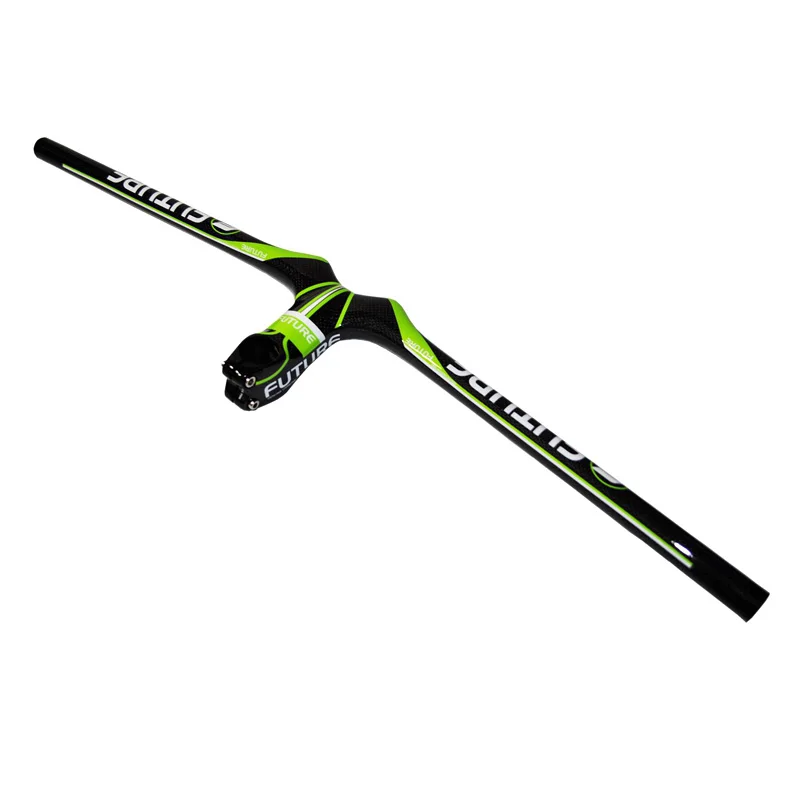 

Future new 3K carbon fiber MTB flat handlebar 31.8mmMTB integrated handlebar with carbon rod gloss