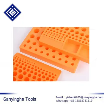 

380x236x30MM 1 piece Plastic milling cutter storage box tap reamer turning tool holder drill bits storage CNC lathe tool