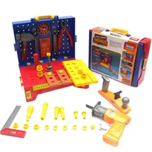 45 шт. детский набор инструментов для моделирования, ремонта, электрическая дрель, чемодан, обучающая игрушка, ролевые игры, инструменты, игрушки для дома, игрушки для мальчиков