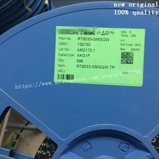 3 шт. RT8033-GMGQW RT8033 GMGQW КТ = AK электронные компоненты чип IC новый | Электронные и