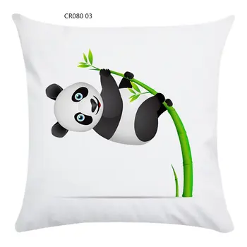 

CR080 Cartoon Panda Super Soft Pillow Case Home Sofa Decoration Hug Pillowcase Soft And Comfortable