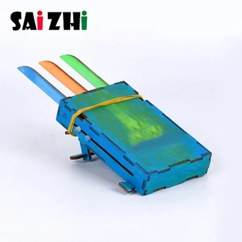 

Saizhi Diy Kids STEM Model Building Kits Toys For Children Educational Science Learning Technology Boys Girls DIY Games