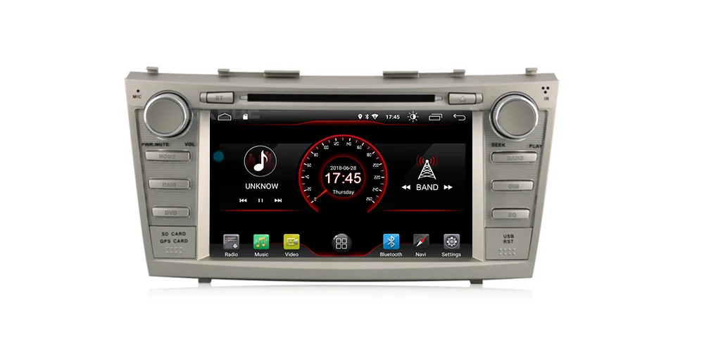 MEKEDE HD 2G ram Android 9,0 автомобильный dvd-плеер для toyota camry 2007 2008 2009-20112Din Аудио мультимедийный плеер gps Navi Head Uni